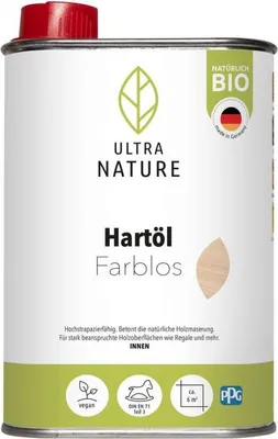Produktbild von Ultra Nature HartÖl Farblos 0,25 l - 682344