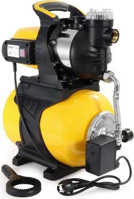 Obrázok produktu pre Domáca vodáreň Wiltec s membránovým bojlerom 24 l, automatické domáce čerpadlo 5000 l/h s tlakovým spínačom a predfiltrom, záhradné čerpadlo s výtlačným hrdlom 50 m, vodné čerpadlo so sacou hĺbkou 8 m
