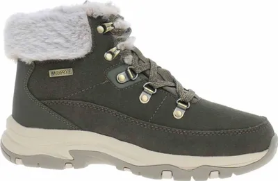 A single Skechers boot is shown against a white background.