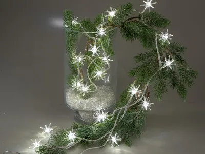 Zdjęcie produktu dla Lampki sznurkowe "Stars", 190 cm, białe