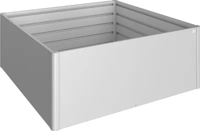 Produktbild von Hochbeet klassisch biohort 2x2 201 x 201 x 77 cm silber