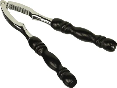 Produktbild von Nussknacker 17 cm in Schwarz/Silber, Holz