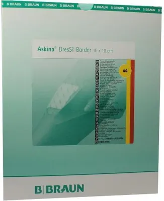 Produktbild von Askina Dressil Border 10x10 cm Silik.Schaumst.V. 10 St
