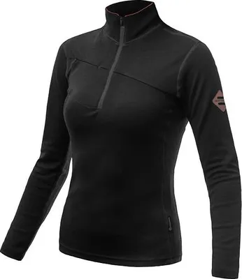 Zdjęcie produktu dla Bluza Sensor Merino Upper Zip damska czarny wielkość M 12110048-01