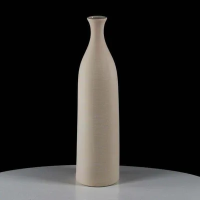 Zdjęcie produktu dla Wazon biały 46,0 cm – ceramiczny wazon dekoracyjny – wazon na kwiaty do salonu, sypialni i biura