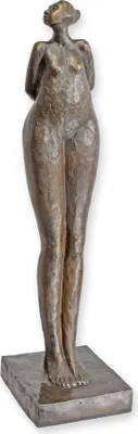 Produktbild von Bronzeskulptur einer Frau Replikat Retro Design Dekoration
