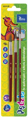 Imagen del producto de Juego de pinceles redondos: 8, 10, 12 – 3 unidades
