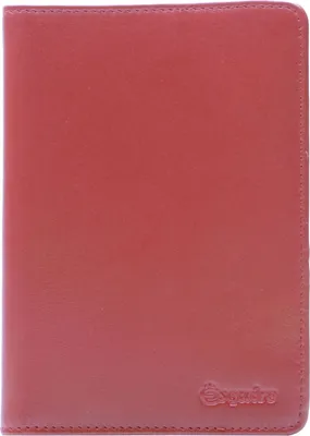 Image de Esquire étui pour carte d'identité New Silk Passport Case Red rouge foncé