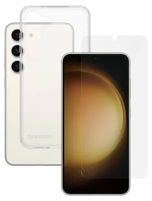Produktbild von PanzerGlass SAFE. by ® 2-in-1 Set Samsung Galaxy S23 | Bulk, Samsung, Samsung - Galaxy S23 5G, Trockene Anwendung, Kratzresistent, Schockresistent, Transparent, 50 Stück(e)