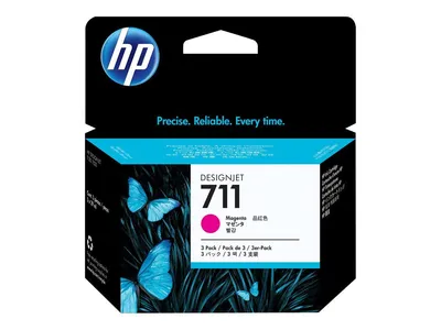 Obrázok produktu pre Atramentová kazeta HP 711 3x purpurová