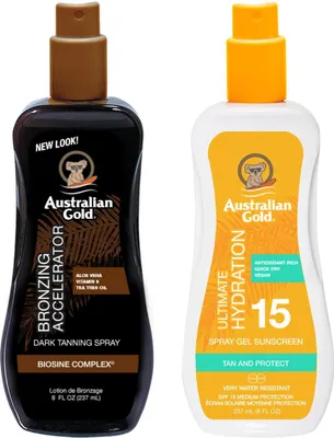 Produktbild von Australian Gold Spray Accelerator + Sprühgel SPF15