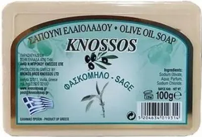 Obrázek produktu pro Olivové mýdlo ŠALVĚJ 280 g KNOSSOS