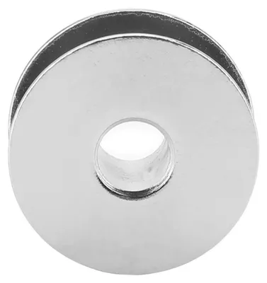 100 Metall-Nähspulen, 2,1 x 2,1 x 0,8 cm, ohne Loch
