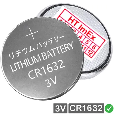 Produktbild von CR1632 Knopfzelle Batterien 3V für elektronische Taschenrechner, Autoschlüssel