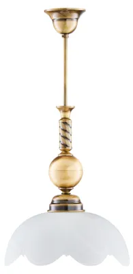 Image de Suspension JUPITER en laiton, 1xE27x40W, métal, dimensions : 60x30x30 cm, IP20, Jupiter
