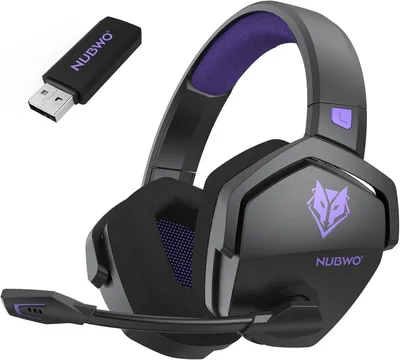 Produktbild von NUBWO G06 Dual Wireless Gaming Headset mit Mikrofon für PS5, PS4, PC, Mobile,NS: