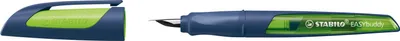 Image de STABILO 5031/12-41 Stylo scolaire EASYbuddy® Twilight Sky - plume M, bleu acier/limette, cartouche standard incluse