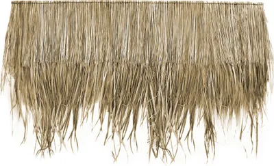 Produktbild von 10x Palmdach 148 x 80 cm Palmpaneele Palmschindel Natur Dachschindel Reetdach Strohdach 100% nachhaltiges Naturmaterial Wetterfest Regenfest Langlebig
