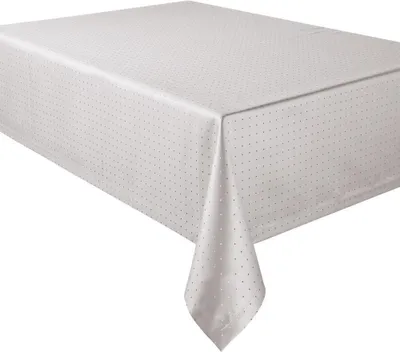 Produktbild von Curt Bauer Damast-Tischtuch Petito 3815 Farbe dunstgrau Größe 160x300