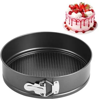 Productafbeelding van Springvorm 26 cm rond met anti-aanbaklaag – Ideaal voor taarten