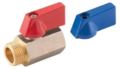 Obrázok produktu pre Kugľový kohút FERRO 3/8'' MŽ červený