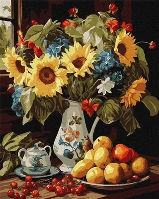 Produktbild von Malen nach Zahlen – Stillleben... 40x50 cm – Ideyka