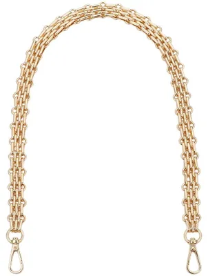 Produktbild von Taschengurt - Ersatzriemen mit Karabinerhaken - für Handtaschen und Umhängetaschen - Goldfarben 60 cm