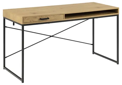 Produktbild von Actona Seaford, Schreibtisch, Homeoffice, Büro, Gerade, Rechteckige Form, Eiche, Eiche
