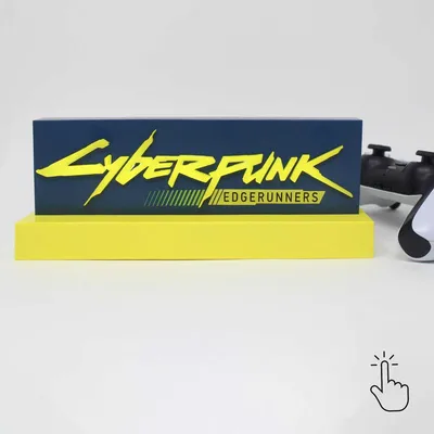 Image de NEAMEDIA ICONS, Cyberpunk Edgerunner Veilleuse néon sans fil Rechargeable, Multicolore
