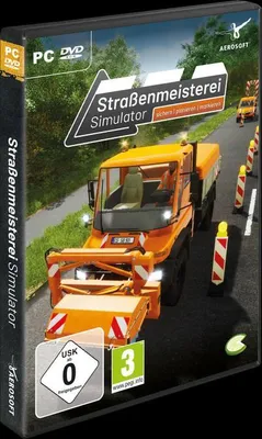 Produktbild von Aerosoft Straßenmeisterei Simulator - Straßenbau & Baustellen Simulator PC Spiel