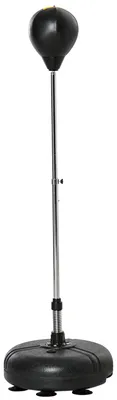 Productafbeelding van HOMCOM Standaardboksset met zandzak, 133-151 cm, in hoogte verstelbaar, zwart