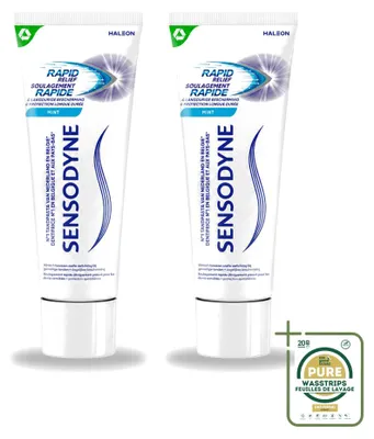 Produktbild von 2 x Sensodyne Rapid Relief Tandpasta - 75 ml - Vorratspackung - 2 Stücke
