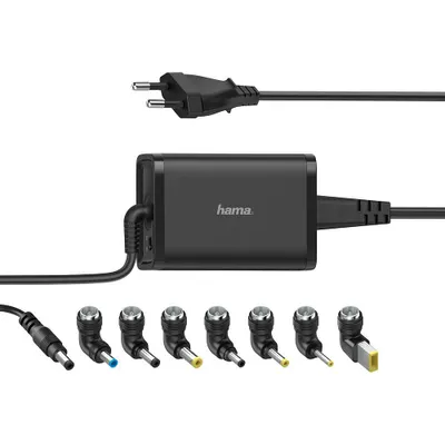 Obrázek produktu pro Univerzální napájecí zdroj Hama - napájecí zdroj - AC 100-240 V - 65 W - černý