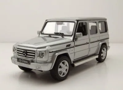 Produktbild von Welly 24012S Mercedes G-Klasse G-Modell 2009 silber 1:24
