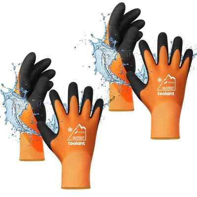 Produktbild von Wasserdichte Winter-Arbeits Handschuhe mit Touchscreen-Funktion
