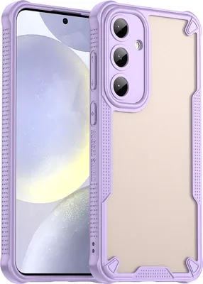 Produktbild von Schutzhülle für Samsung Galaxy S24+ Transluzente Matt Rückseite Stoßfeste TPU Bumper Hülle Lila