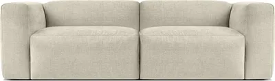 Produktbild von KONSIMO 2,5-Sitzer-Sofa mit extrem weicher und bequemer Sitzfläche "BUFFO", ecru, Gewebestoff, Boho ,250x73x96 cm