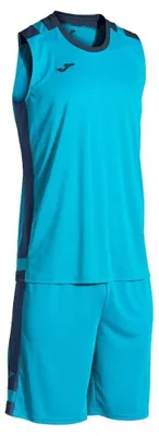 Productafbeelding van Joma Lider Set, mouwloos, blauw, voor jongens, maat 14-15 jaar, blauw, maat 14-15 jaar