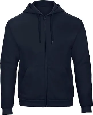 Produktbild von B&C WUI25 | Herren Sweat-Jacket / Flauschiges Innenfutter - Farbe: Navy - Größe: M