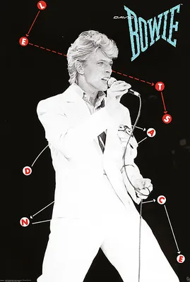 Produktbild von DAVID BOWIE - Poster Maxi 91cmx51cm - LetŽs Dance