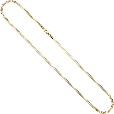 Produktbild von 3,5mm Panzerkette Goldkette Kette 333 Gold Gelbgold Uni 50cm