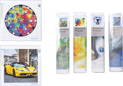 Produktbild von Kreativní set diamond painting 30x30 cm MIX