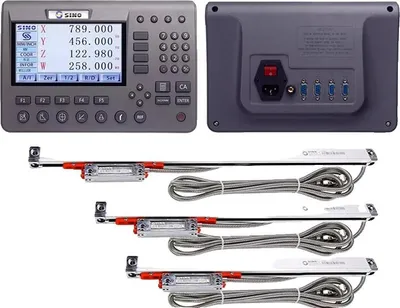 Obrázok produktu pre Súprava digitálneho displeja, veľký LCD displej, vysoká presnosť, DRO-3PCS KA300