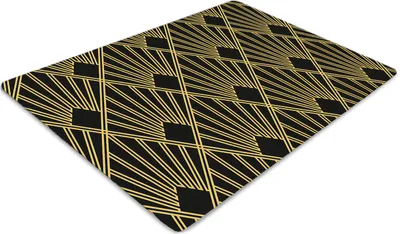 Produktbild von Stuhlunterlage Bürostuhlunterlage 120 cm x 90 cm Bodenmatte Bürostuhlunterlage - Art Deco-Stil
