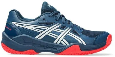 Produktbild von ASICS 1074A044-401 POWERBREAK GS Unisex Hallenhockeyschuhe Marine Rot 40