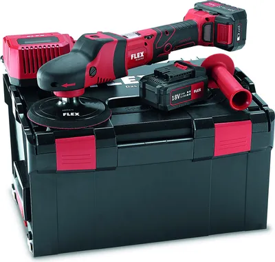 Produktbild von Akku-Rotationspolierer PE 150 18.0-EC/5.0 Set | 18Volt 2x 5,0 Ah Akkus in L-Boxx