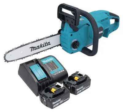 Image de Makita DUC 307 SG2X3 tronçonneuse à chaîne sans fil 18 V 30 cm Brushless + 2x batterie 6,0 Ah + chargeur