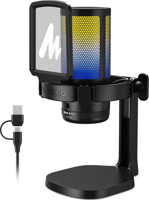 Produktbild von Mikrofon DGM20 Schwarz USB-C Kondensator für Sprache mit Stummschalttaste und Kopfhörerausgang