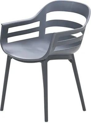 Produktbild von Garden Impressions Ceasar Kunststoff Stuhl - anthrazit