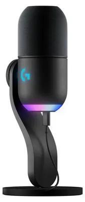 Obrázok produktu pre Logitech G 988-000569, Stolný mikrofón, 60 - 18500 Hz, 1%, 24 bit, 96 kHz, 78 dB